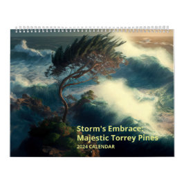 Storms Embrace: Majestic Torrey Gräs Kalender