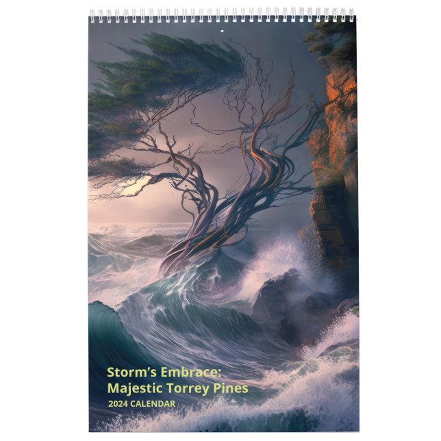 Storms Embrace: Majestic Torrey Gräs Kalender (Omslag)