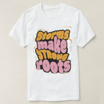 Storms gör starka rötter - resistenstypografi