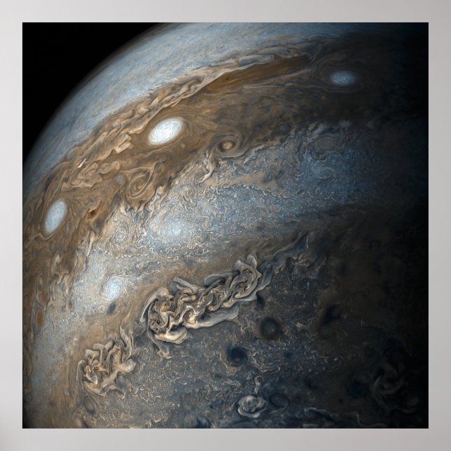 Storms on Jupiter from Juno Cam (2017) Poster (Framsidan)
