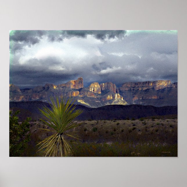 Storms Over Maderas Del Carmen Poster (Framsidan)