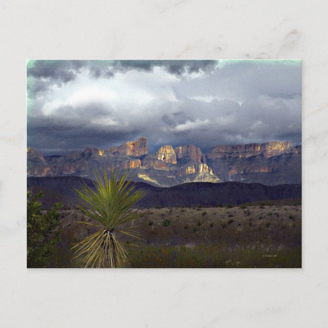 Storms Over Maderas Del Carmen Vykort (Framsida)