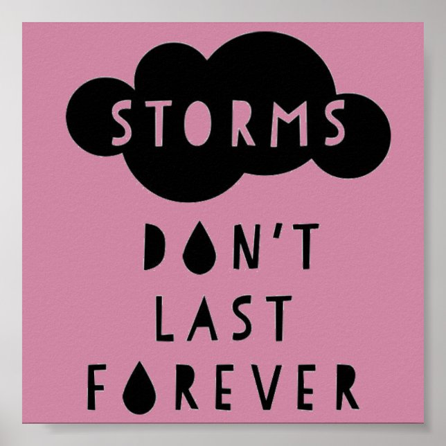 Storms Poster inte ljus för alltid (Framsidan)