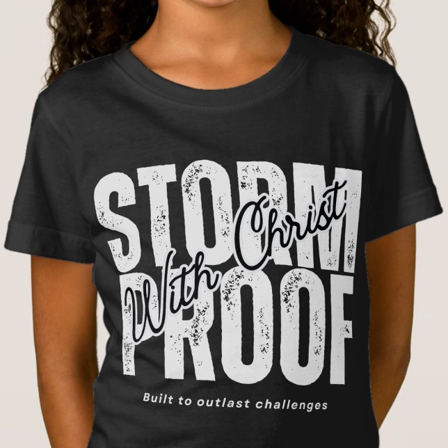 Stormsäkrad med Kristus T Shirt (Skapare uppladdad)