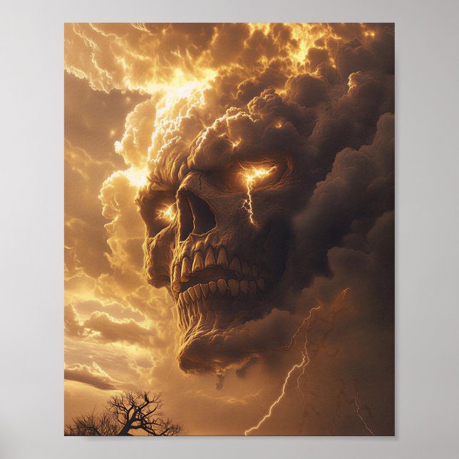 Stormskallens vrede poster (Framsidan)