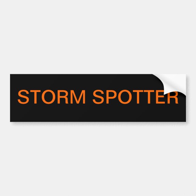 StormSpotterbildekal Bildekal (Framsidan)