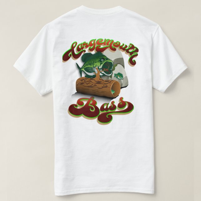 Stormun- och klövsjukeflygfiske och pärlfiske efte t shirt (Design baksida)