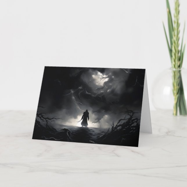 Stormvandraren Halloween Helgkort (Framsida)