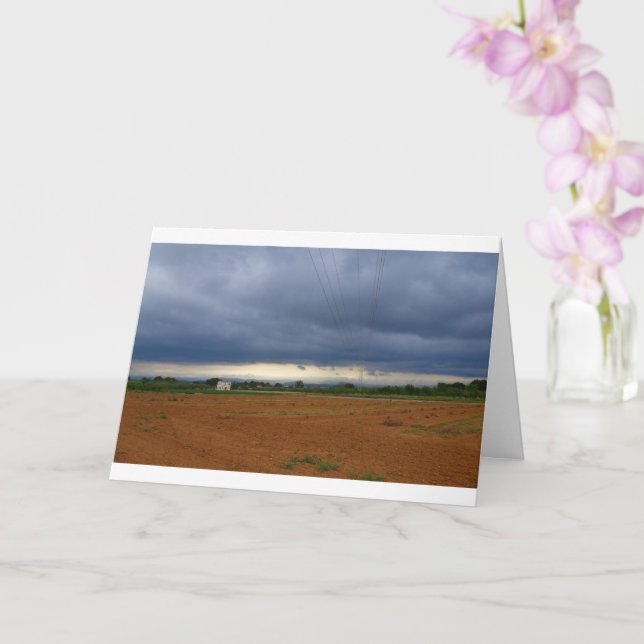 Stormy Agricultural Ligcape Card Kort (Orkide)