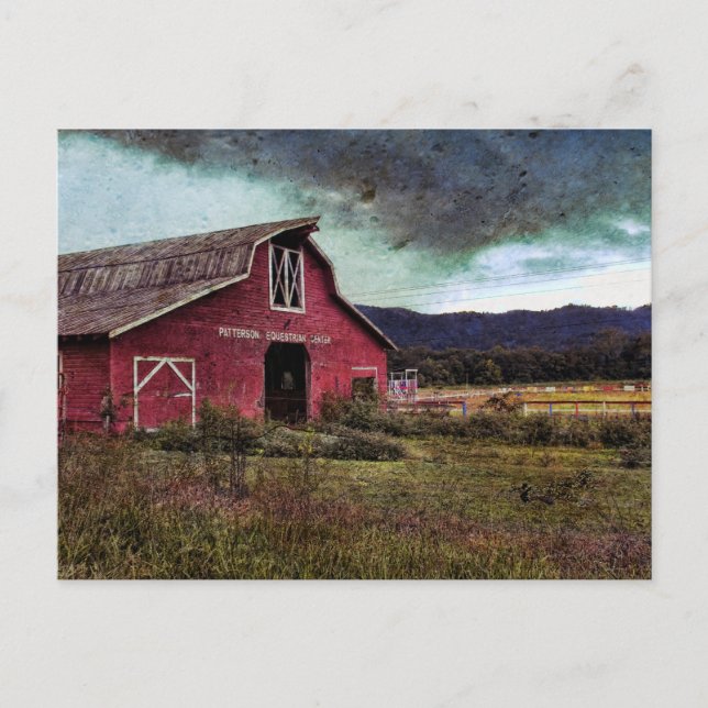 Stormy America - Rural North Carolina Vykort (Framsida)