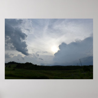 Stormy Clouds Poster