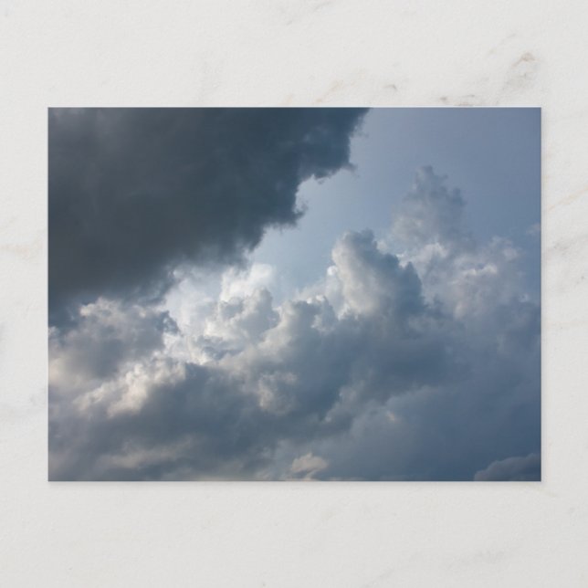 Stormy, Cloudy Himmel Vykort (Framsida)