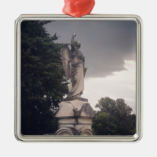 Stormy Day Angel Julgransprydnad Metall (Framsidan)