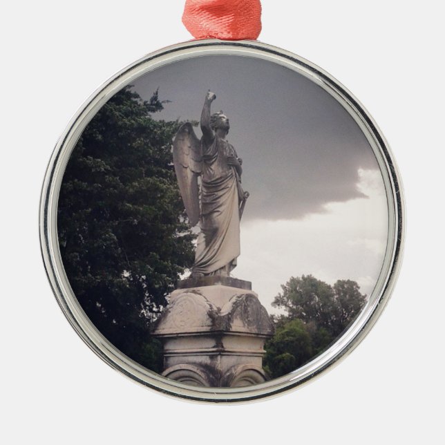 Stormy Day Angel Julgransprydnad Metall (Framsidan)