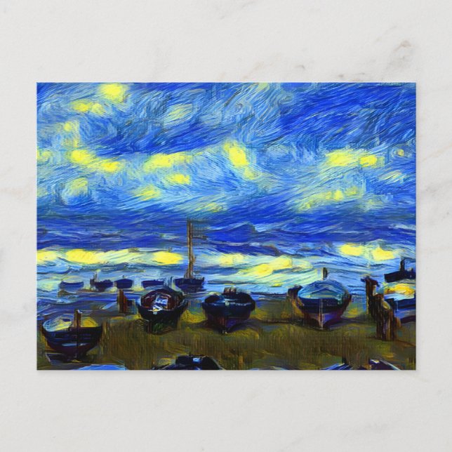 Stormy eftermiddag vykort (Framsida)