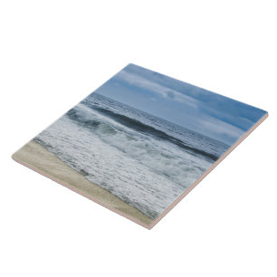 Stormy Georgia Beach Ceramic Tile Kakelplatta