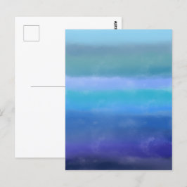 Stormy Himlar Abstrakt Art Vykort