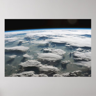 Stormy Himlar ovanför Amazonas Poster