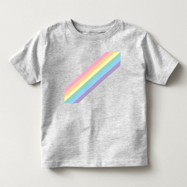 Stormy Himmel & Rainbow Småbarn ES-Shirt T Shirt (Framsida)