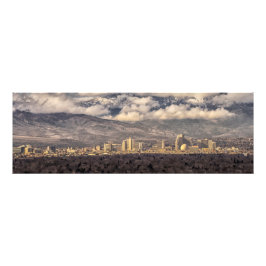 Stormy Morgon over Reno Fototryck