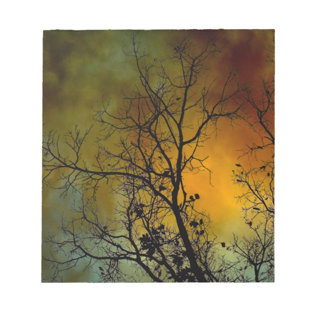 Stormy morse med träd anteckningsblock (Framsida)