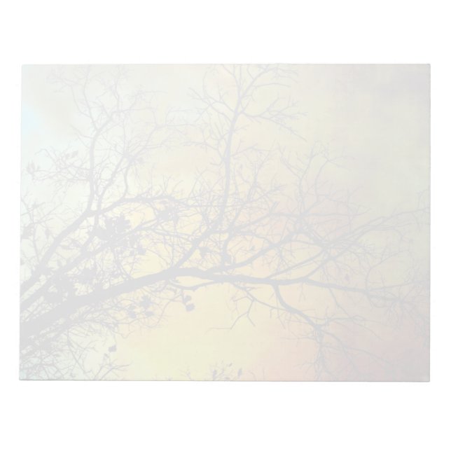 Stormy morse med träd stort muterat anteckningsblo anteckningsblock (Framsida)