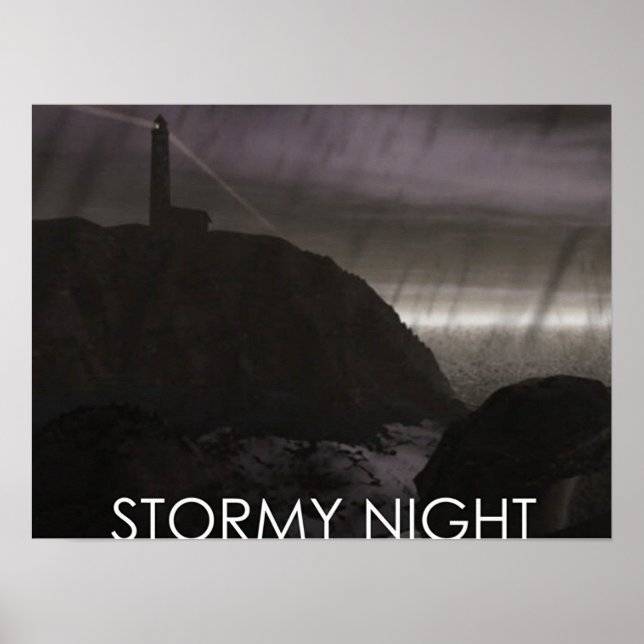 Stormy Night Poster (Framsidan)