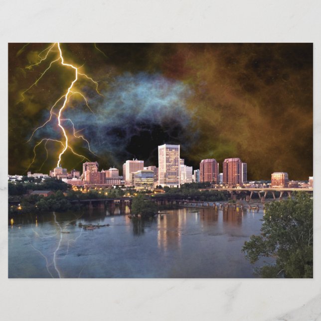 Stormy Richmond Skyline (Framsida)