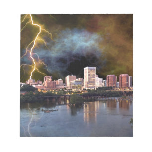 Stormy Richmond Skyline Anteckningsblock
