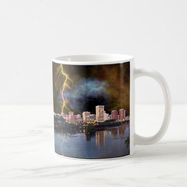 Stormy Richmond Skyline Kaffemugg (Höger)