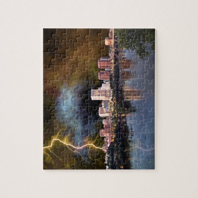 Stormy Richmond Skyline Pussel (Vertikal)