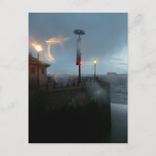 Stormy River Mersey Vykort
