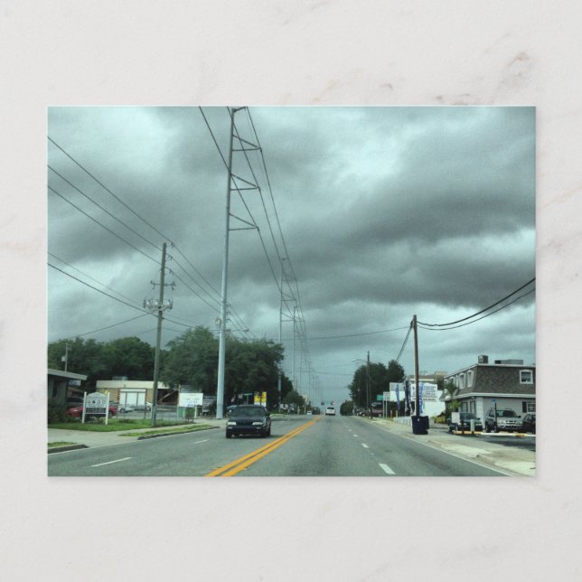 Stormy Road Vykort (Framsida)