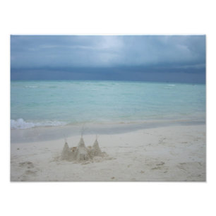 Stormy Sandcastle Beach Ligcape Photo Fototryck