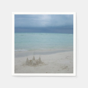 Stormy Sandcastle Beach Ligcape Photo Pappersservett