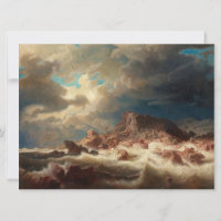 Stormy Sea with a Shipreck (av Marcus Larson)