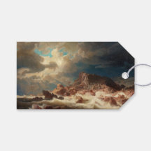 Stormy Sea with a Shipreck (av Marcus Larson)