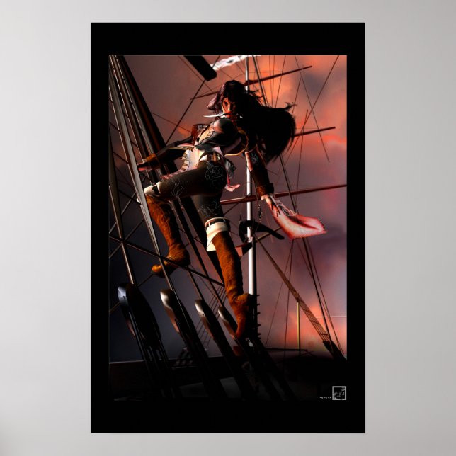 Stormy Seas Poster (Framsidan)