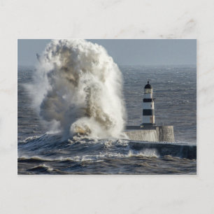 Stormy Seas vid Roker Vykort