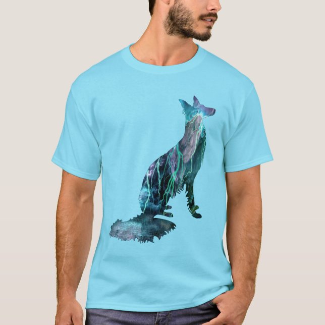 Stormy Silken Windhound T Shirt (Framsida)
