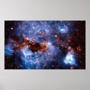 Stormy Stellar Star-Formen Intergalactic Region Poster