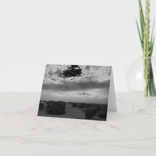 Stormy Sunrise i New mexico Notecard Kort (Framsida)