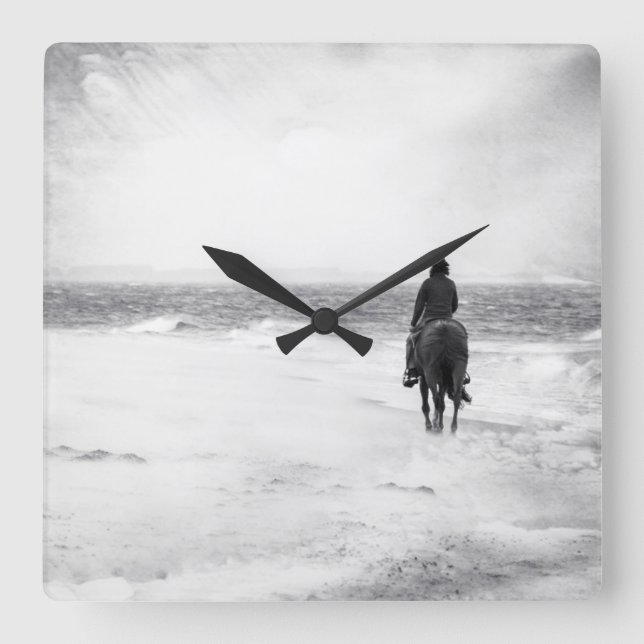 Stormy Times - Fyrkantig Klocka (Framsida)