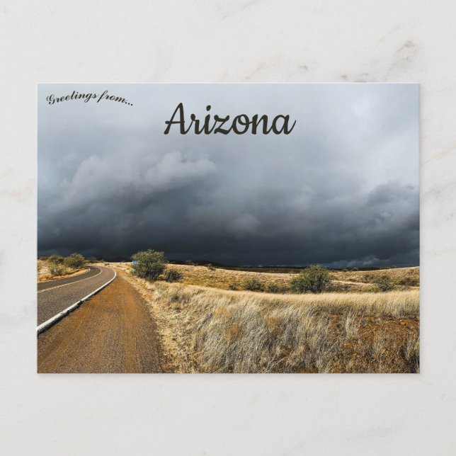 Stormy Weather i Arivaca Arizona Vykort (Framsida)