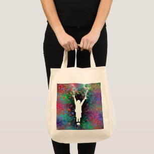 Stormy Weather Large Tote Bag Tygkasse