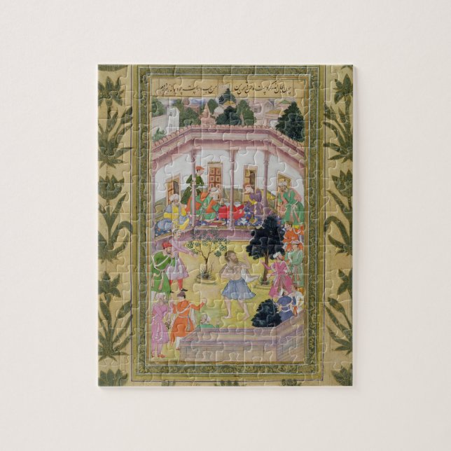 Störning av en madman på en social sammankomst, pussel (Vertikal)