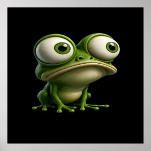 Storögd Tecknad Groda Poster