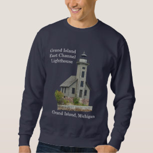 Storön Öster Channel Lighthouse mörk shirt Lång Ärmad Tröja