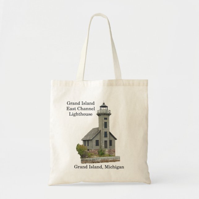 Storön Öster Channel Lighthouse tote bag Tygkasse (Framsidan)