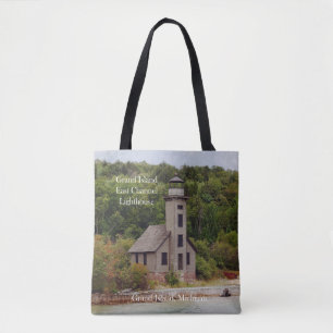 Storön Öster Channel Lighthouse tote bag Tygkasse